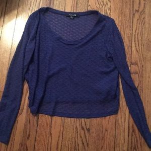 Forever 21 blue long sleeve